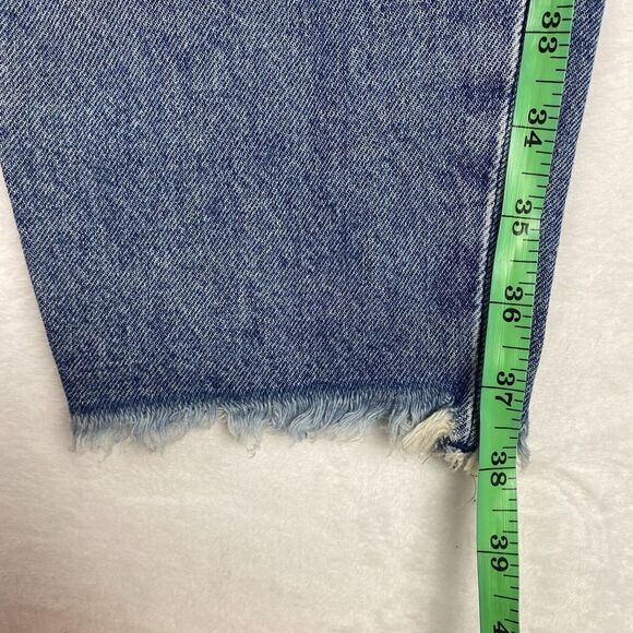 H&M Boyfriend Jeans Womens Size 16 Low Waist Loose Fit Distressed Jeans Casual - Picture 6 of 12